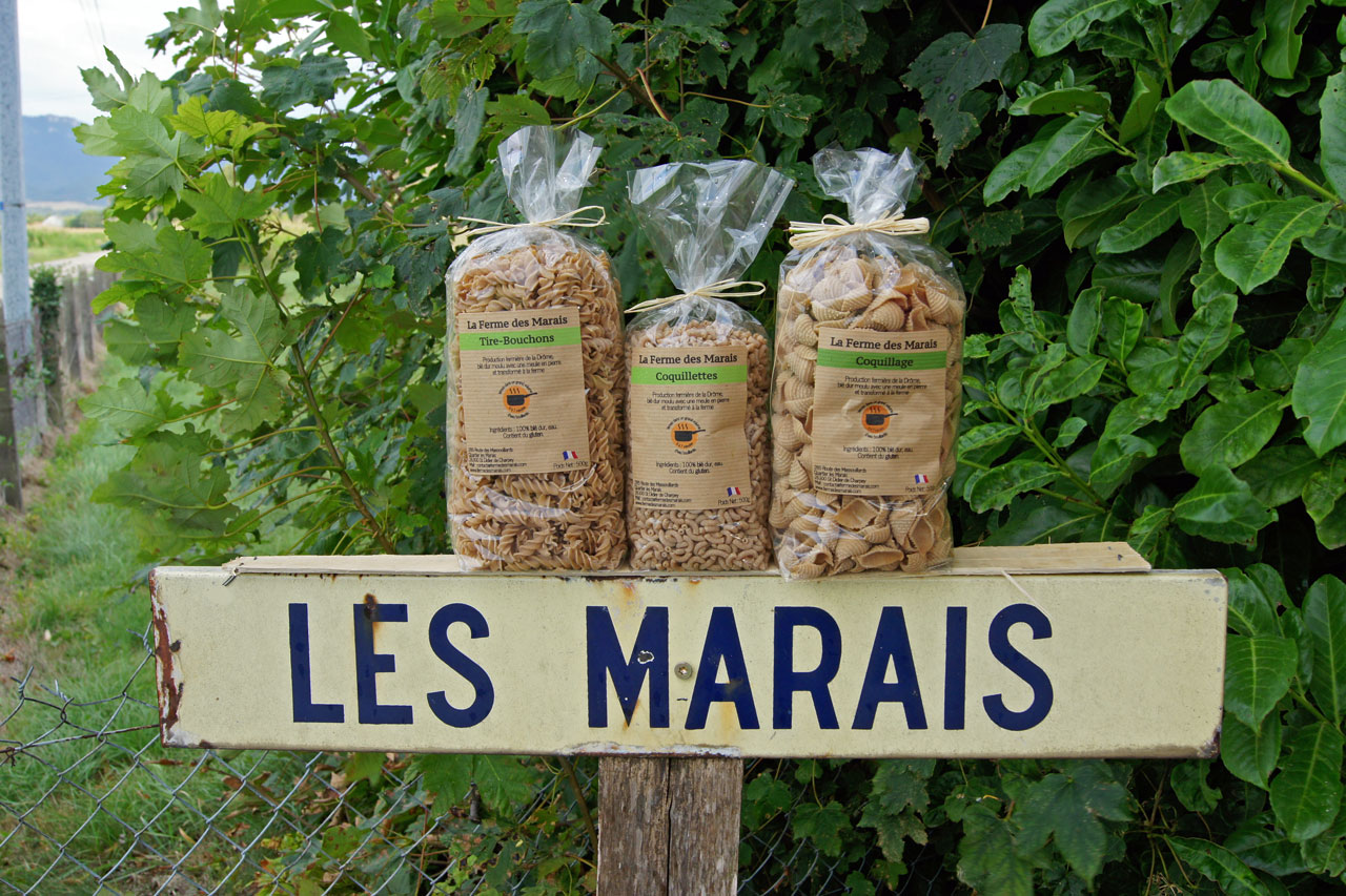 La ferme des Marais - Nos 3 type de pâtes sèches semi complète artisanale